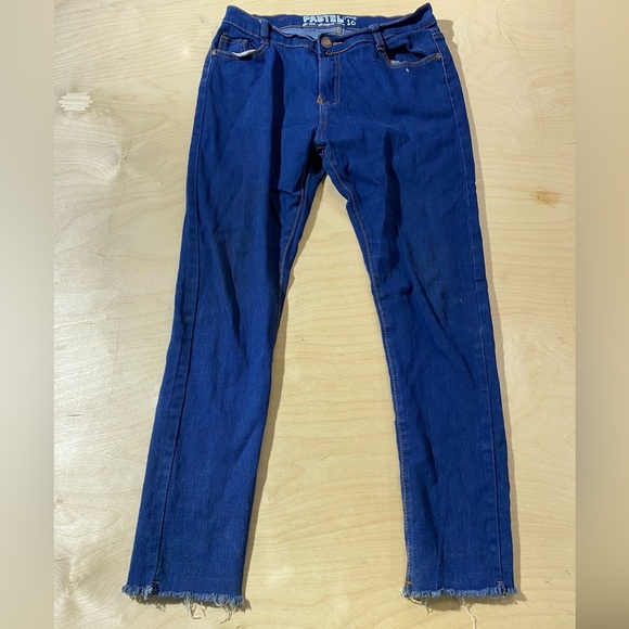 Pastel Jeans Cropped Ankke Size 16 (GM) - Picture 1 of 15